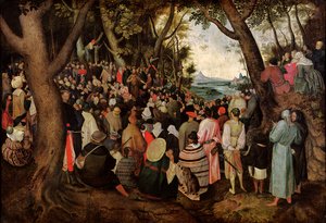 Le Sermon de Saint Jean-Baptiste - Pieter Bruegel the Elder